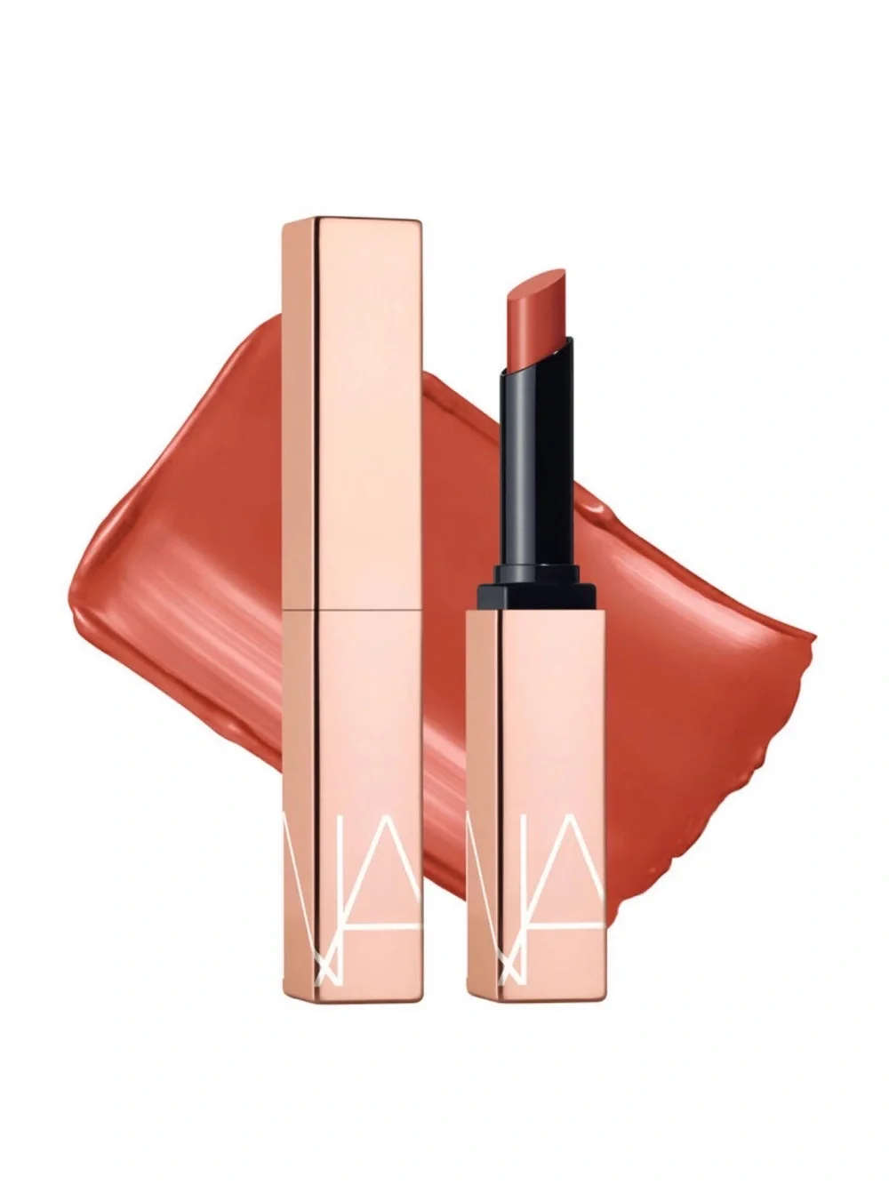 NARS High Gear Lipstick — Coral Pink with Gold Tube